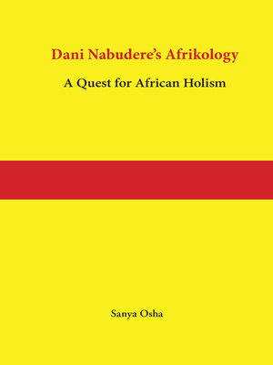 cover image of Dani Nabudere's Afrikology